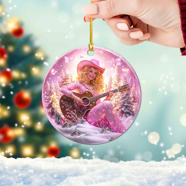 Dolly Parton Fixed Shape 2-sided Acrylic Ornament - VANDH 3959