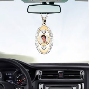 Elvis Presley Custom Shape 2-sided Acrylic Car Ornament - MAITM 8829