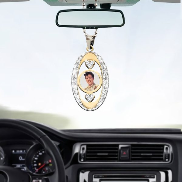 Elvis Presley Custom Shape 2-sided Acrylic Car Ornament - MAITM 8829