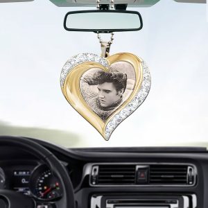 Elvis Presley Custom Shape 2-sided Acrylic Car Ornament - MAITM 8941