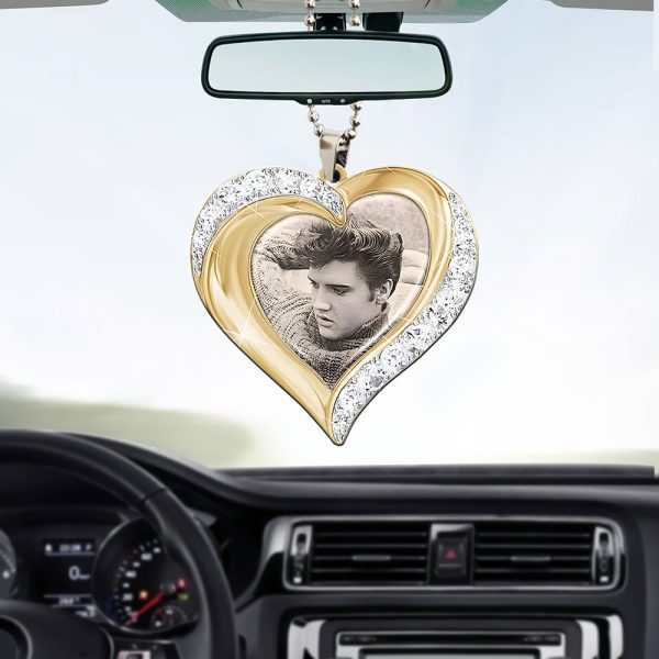 Elvis Presley Custom Shape 2-sided Acrylic Car Ornament - MAITM 8941