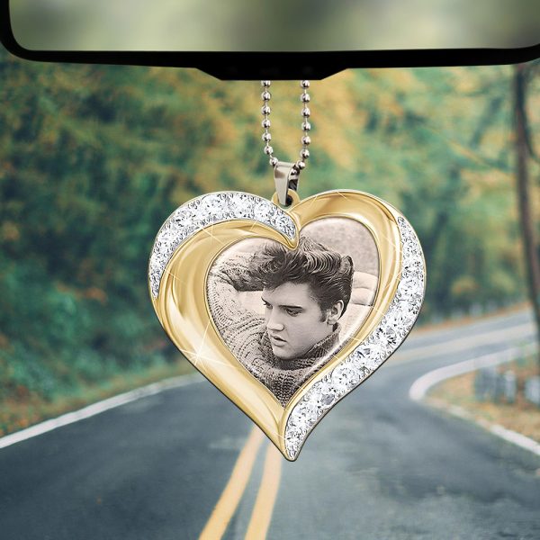 Elvis Presley Custom Shape 2-sided Acrylic Car Ornament - MAITM 8941