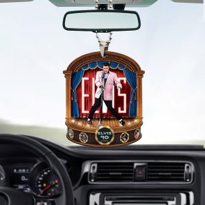 Elvis Presley Custom Shape 2-sided Acrylic Car Ornament - MAITM 8942