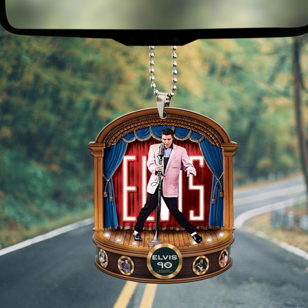 Elvis Presley Custom Shape 2-sided Acrylic Car Ornament - MAITM 8942