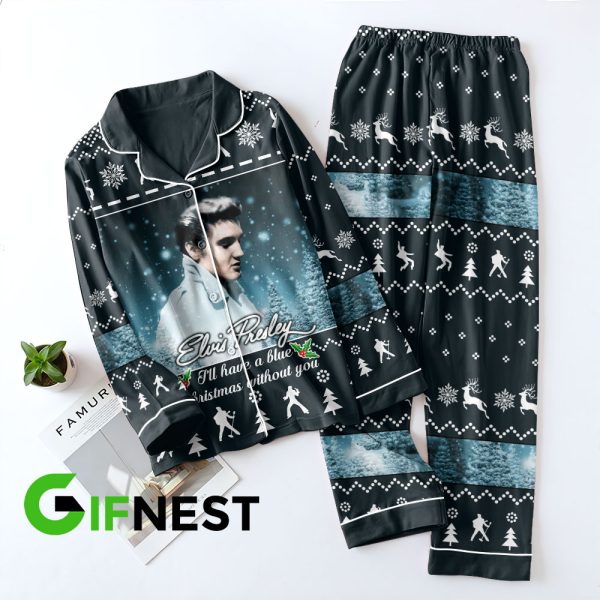 Elvis Presley Button Down Pajamas Set – HOATT 7205