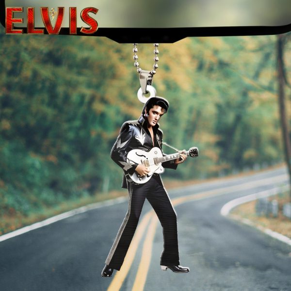 Elvis Presley Custom Shape 2-sided Acrylic Car Ornament - HOATT 6964