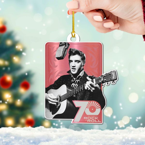 Elvis Presley Custom Shape 1-sided Acrylic Ornament - VANDH 3926