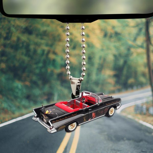 Elvis Presley Custom Shape 2-sided Acrylic Car Ornament - TANTN 9285