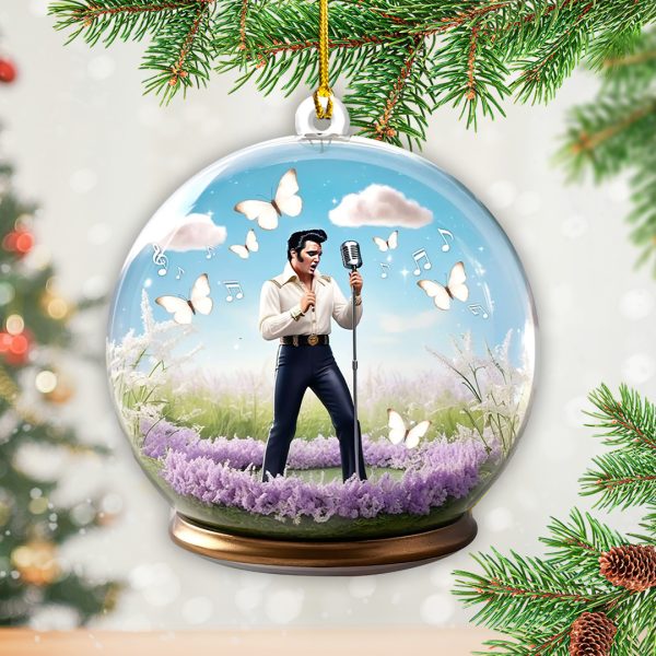 Elvis Presley Custom Shape 2-sided Acrylic Ornament - TANTN 9281.2