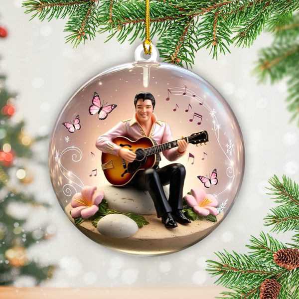 Elvis Presley Custom Shape 2-sided Acrylic Ornament - TANTN 9281.3