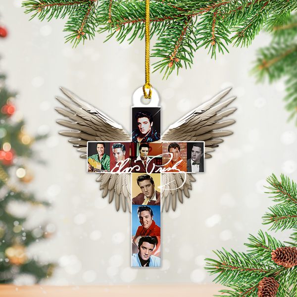 Elvis Presley Custom Shape 2-sided Acrylic Ornament - TANTN 9396