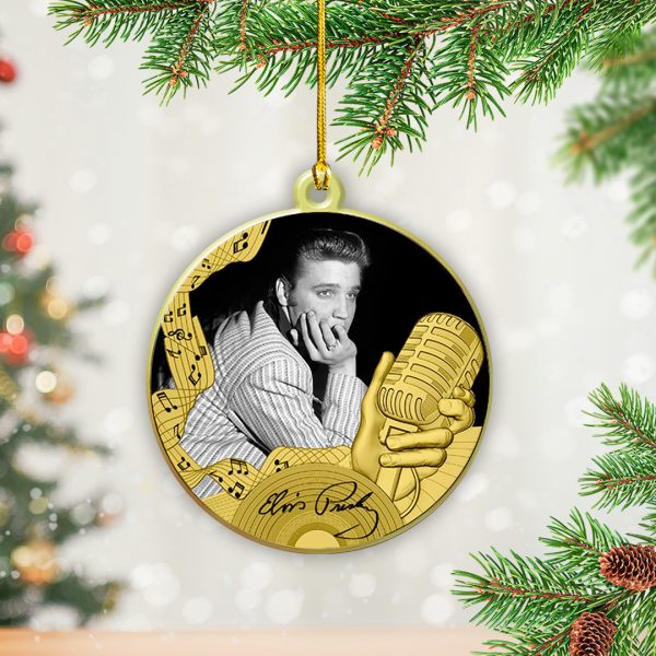 6PCS Elvis Presley Custom Shape 2-sided Acrylic Ornament - TANTN 9414