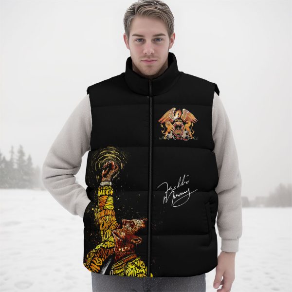 Freddie Mercury 3D Down Vest - MAITM 8926
