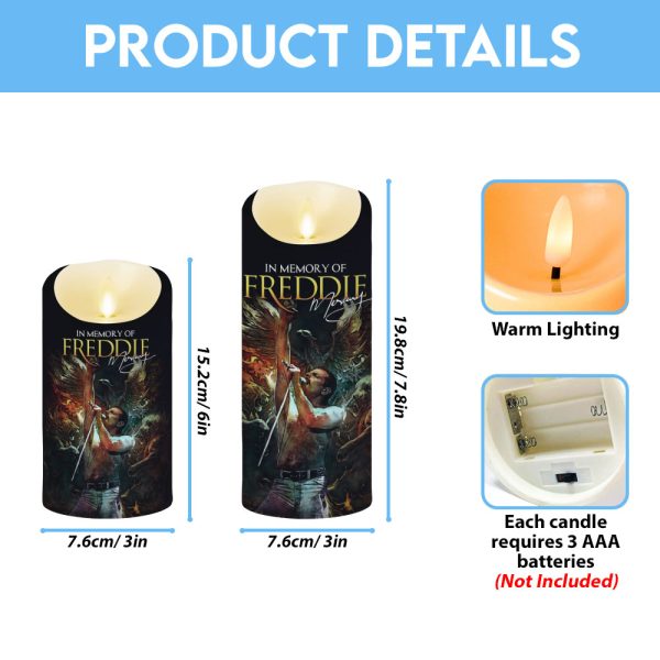 Freddie Mercury Led Candle - MAITM 8756