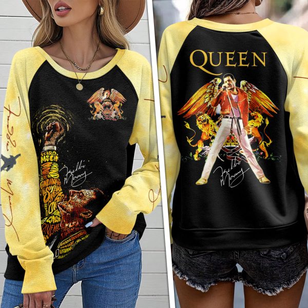 Freddie Mercury Round Neck Raglan Sleeve Sweatshirt – MAITM 8806