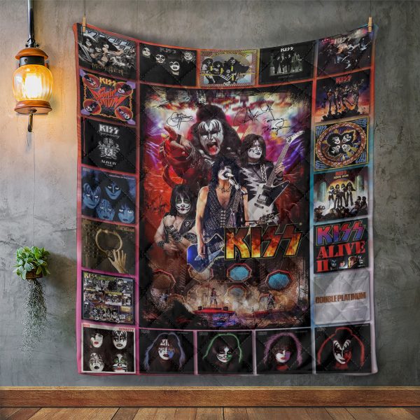 Kiss Band Quilt Blanket - GNE 2019
