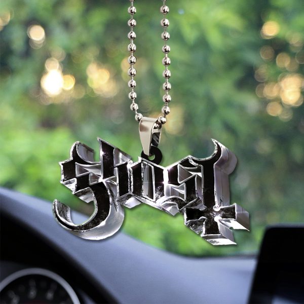 Ghost Band Custom Shape 2-sided Acrylic Car Ornament - TANTN 9537