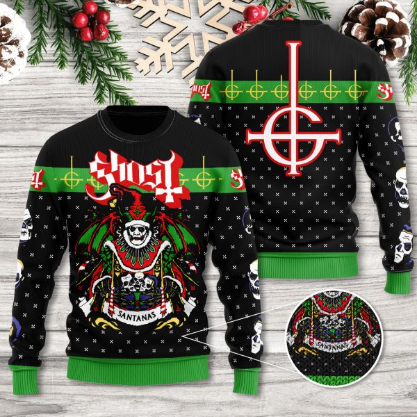 Ghost Band 3D Ugly Sweater - TANTN 9529