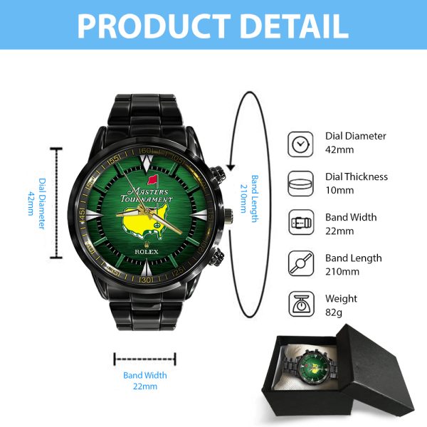 Golf Masters Tournament x Rolex Black Stainless Steel Watch - MAITM 8975