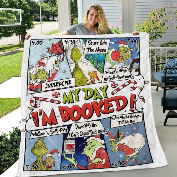 The Grinch Quilt Blanket - HOATT 6945