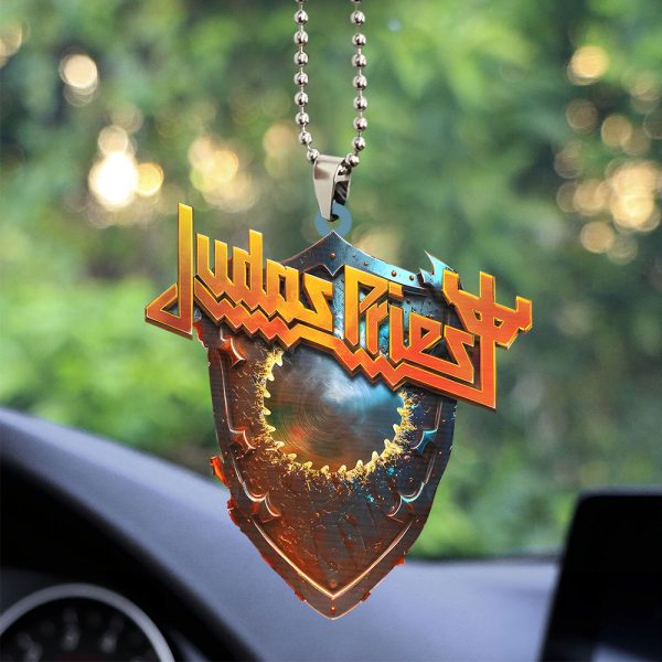 Judas Priest Custom Shape 2-sided Acrylic Car Ornament - TANTN 9674
