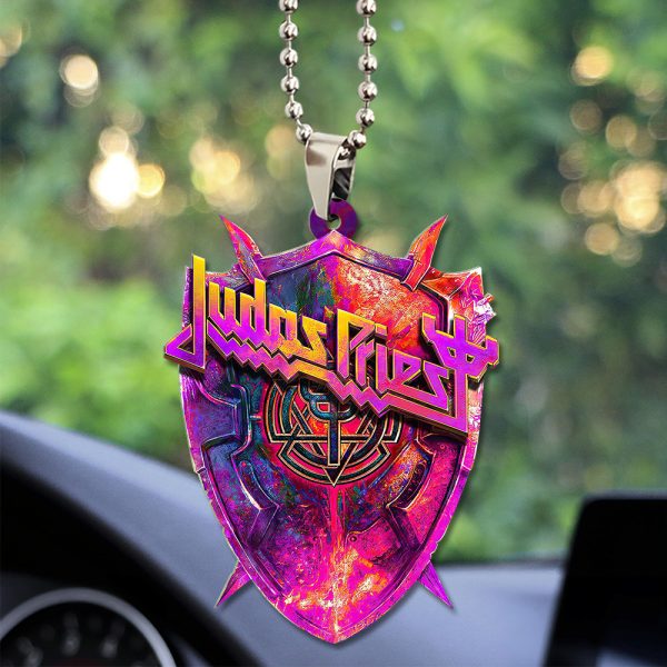 Judas Priest Custom Shape 2-sided Acrylic Car Ornament - TANTN 9673