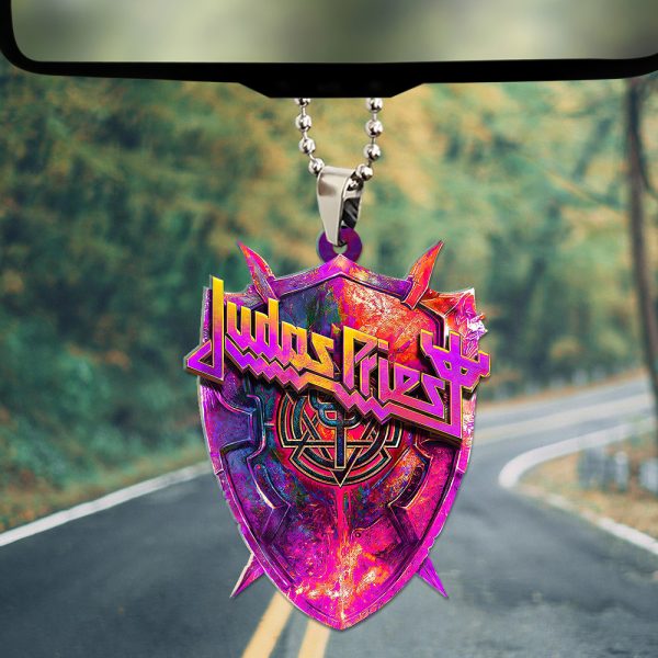 Judas Priest Custom Shape 2-sided Acrylic Car Ornament - TANTN 9673