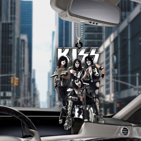 Kiss Band Custom Shape 1-sided Acrylic Car Ornament - HOATT 7019