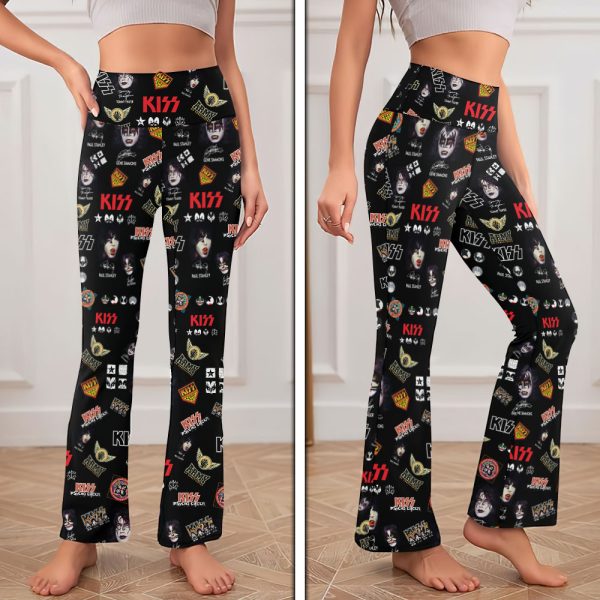 Kiss Band 3D Flare Yoga Pants - HOATT 7106