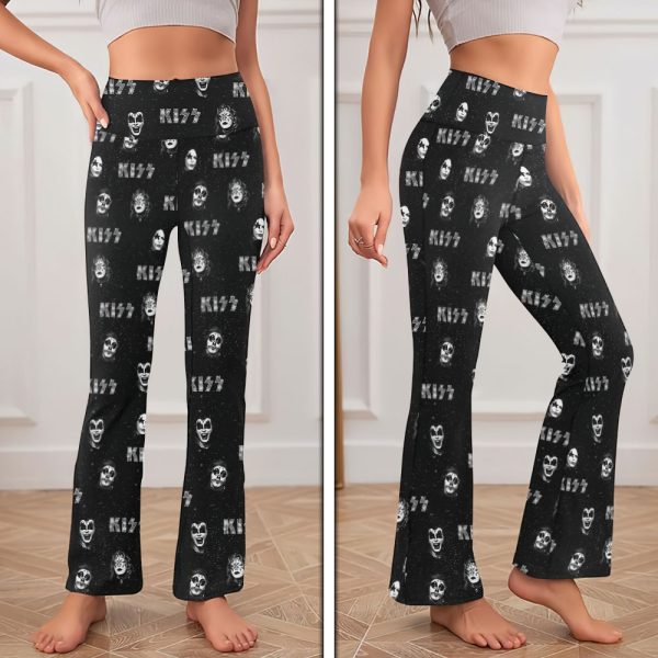 Kiss Band 3D Flare Yoga Pants - HOATT 7107