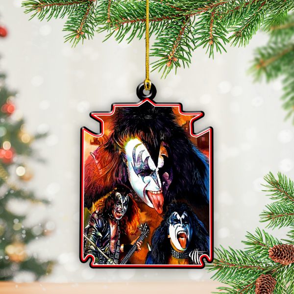 Kiss Band Custom Shape 2-sided Acrylic Ornament - GNE 2030.1