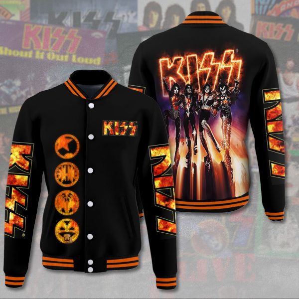 Kiss Band Varsity Jacket – HOATT 7305