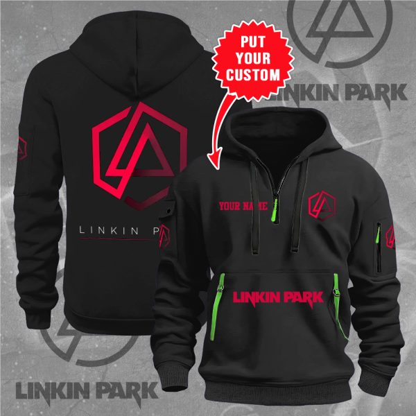 Personalized Linkin Park 2D Quarter Zip Hoodie - MAITM 8895