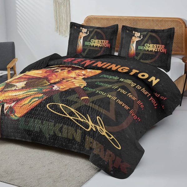 Linkin Park x Chester Bennington Quilt Bedding Set - HOATT 6924