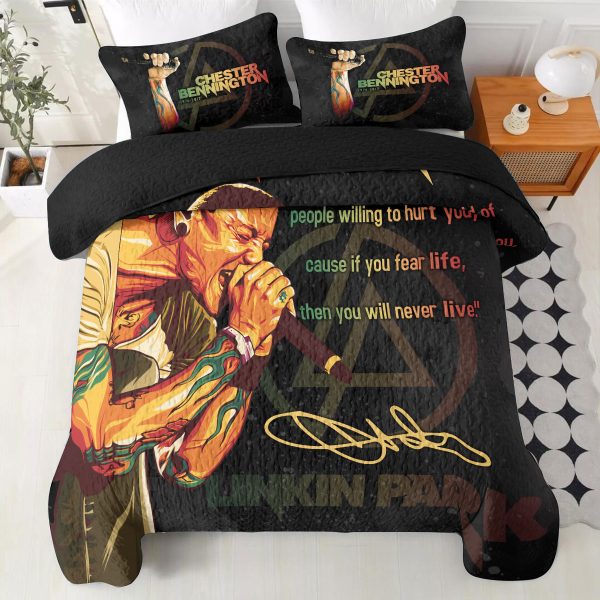 Linkin Park x Chester Bennington Quilt Bedding Set - HOATT 6924