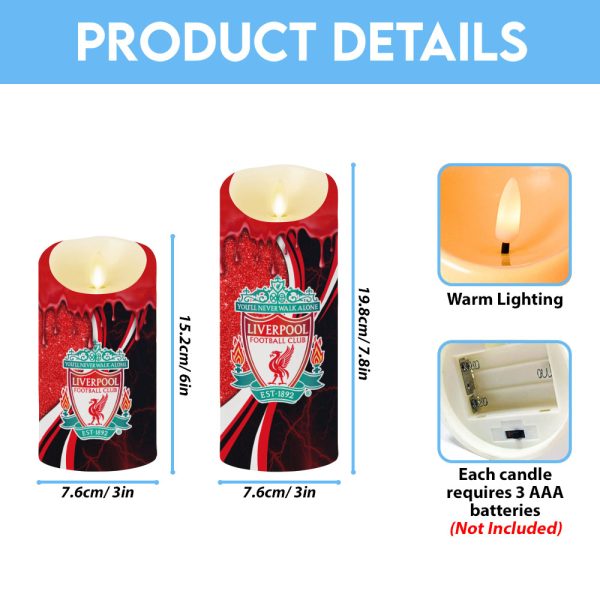 Liverpool FC Led Candle - MAITM 8846
