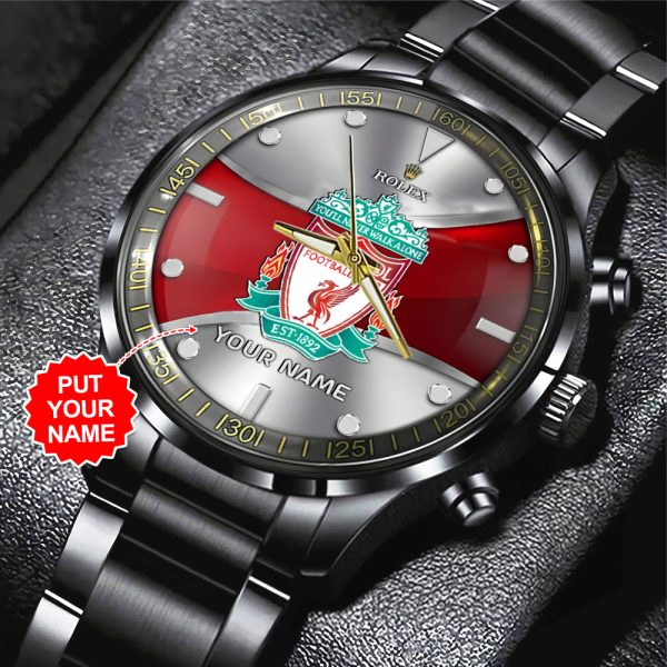 Personalized Liverpool FC x Rolex Black Stainless Steel Watch - MAITM 8845