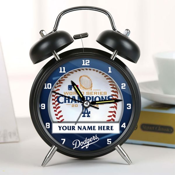 Personalized Los Angeles Dodgers Custom Alarm Clock - TANTN 9069