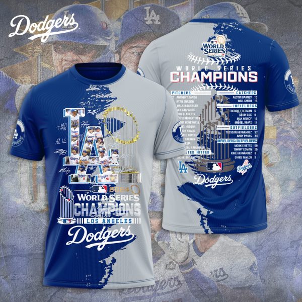 Los Angeles Dodgers 3D Apparel – TANTN 9273