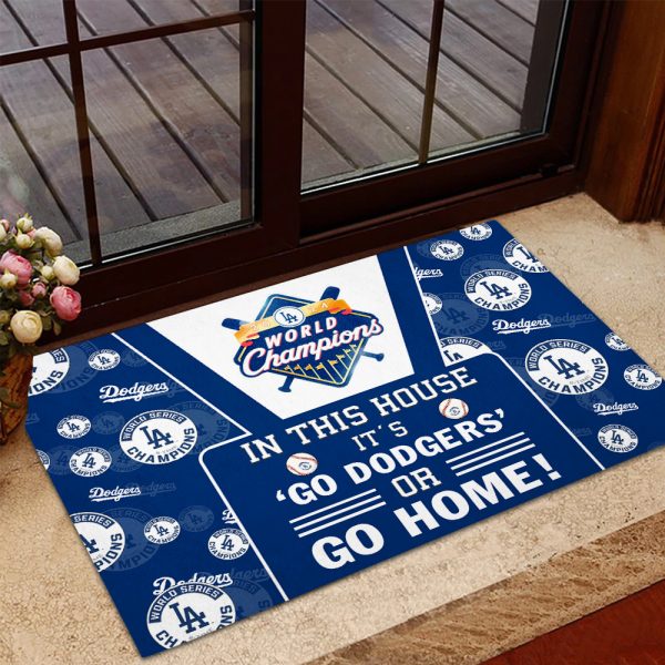 Los Angeles Dodgers Foldable Doormat - TANTN 9277