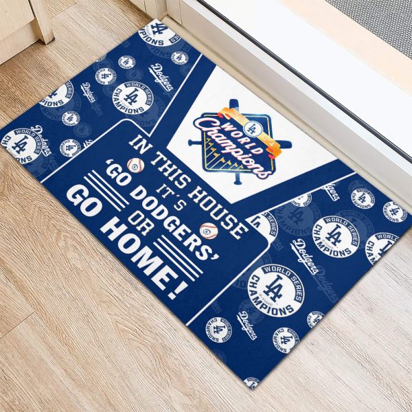 Los Angeles Dodgers Foldable Doormat - TANTN 9277