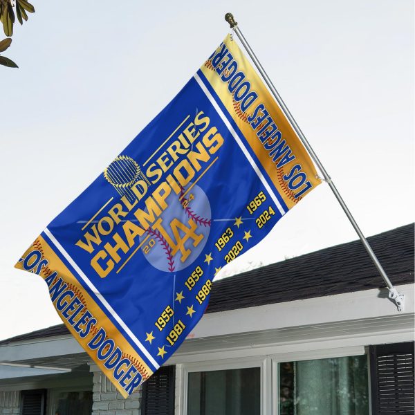 Los Angeles Dodgers 3D House Flag - TANTN 9242