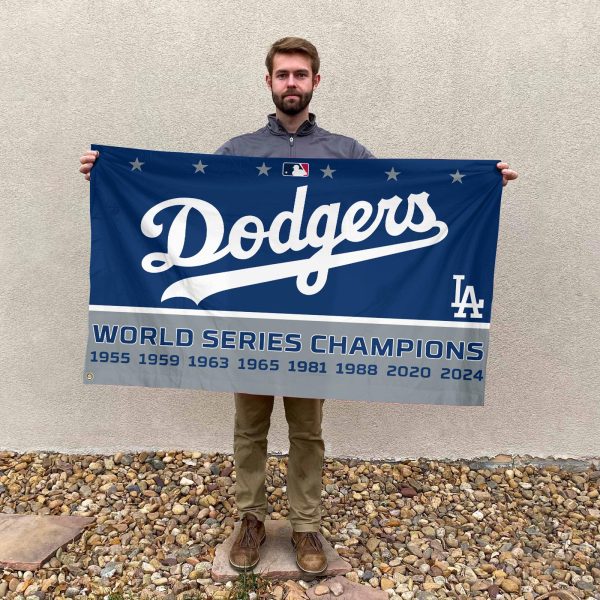 Los Angeles Dodgers 3D House Flag - TANTN 9243