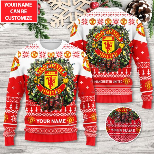 Personalized Manchester United 3D Ugly Sweater - TANTN 9306