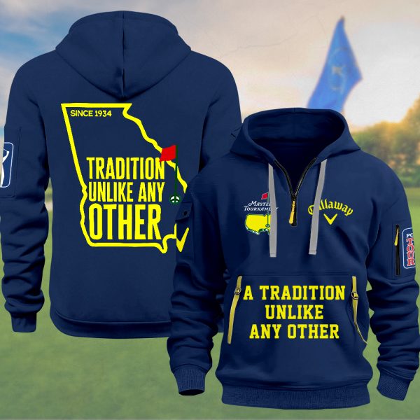 Golf Masters Tournament x CALW 2D Quarter Zip Hoodie - MAITM 8972