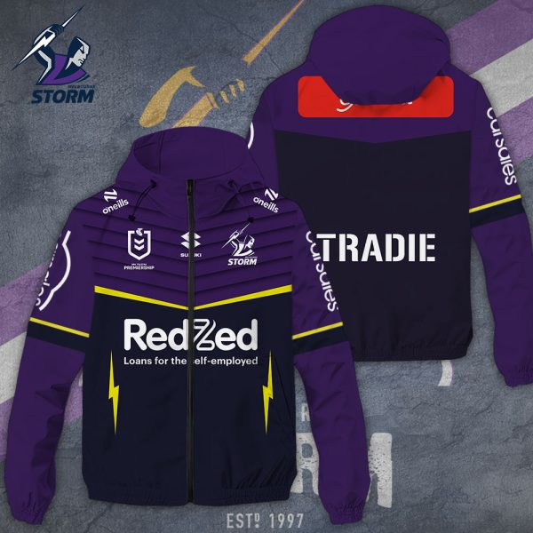 Melbourne Storm 3D Windbreaker Jacket - TANTN 9682