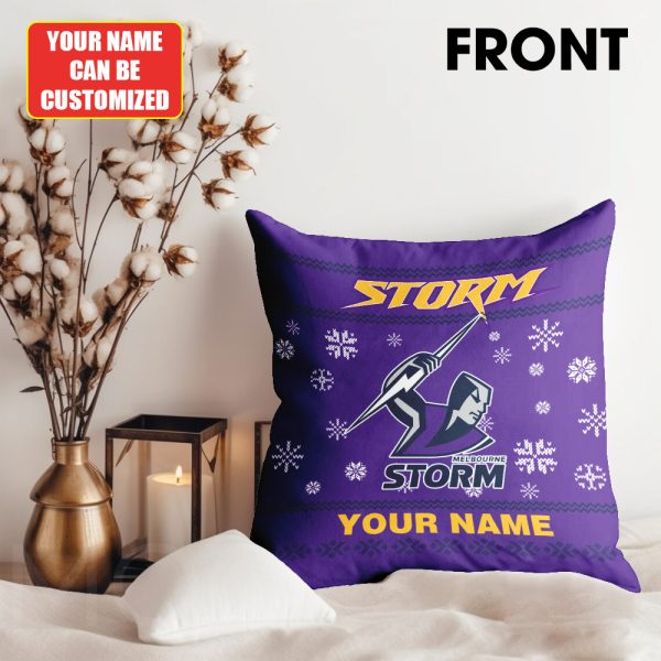 Personalized Melbourne Storm 3D Couch Pillow - TANTN 9371