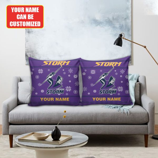 Personalized Melbourne Storm 3D Couch Pillow - TANTN 9371