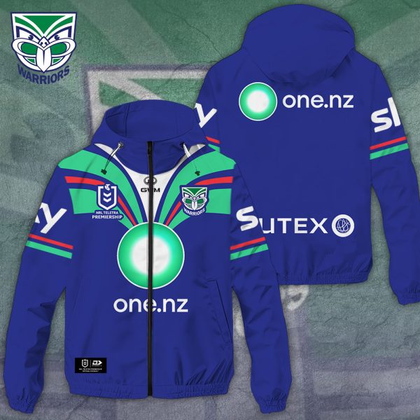 New Zealand Warriors 3D Windbreaker Jacket - TANTN 9680