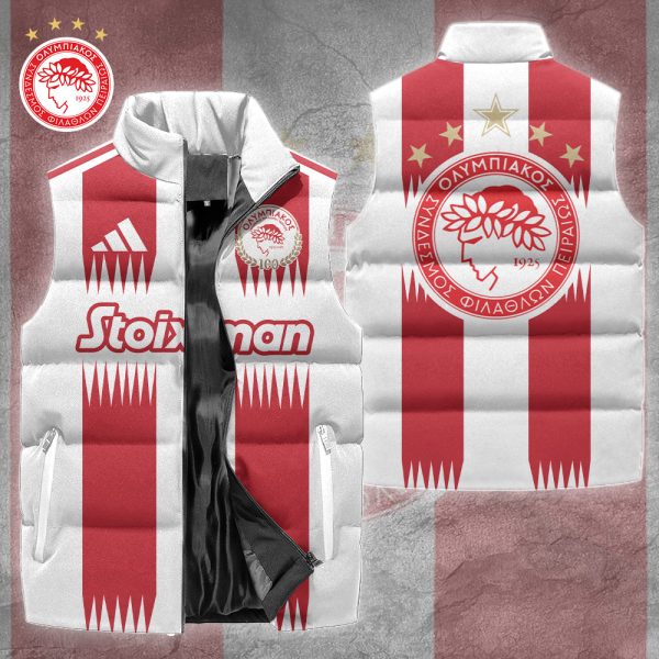 Olympiakos F.C. 3D Down Vest - TANTN 9517